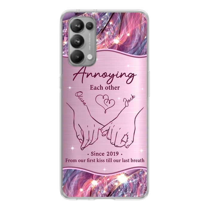 Custom Personalized Couple Phone Case For Xiaomi/ Oppo/ Huawei - Gift Idea For Couple - Annoying Each Other