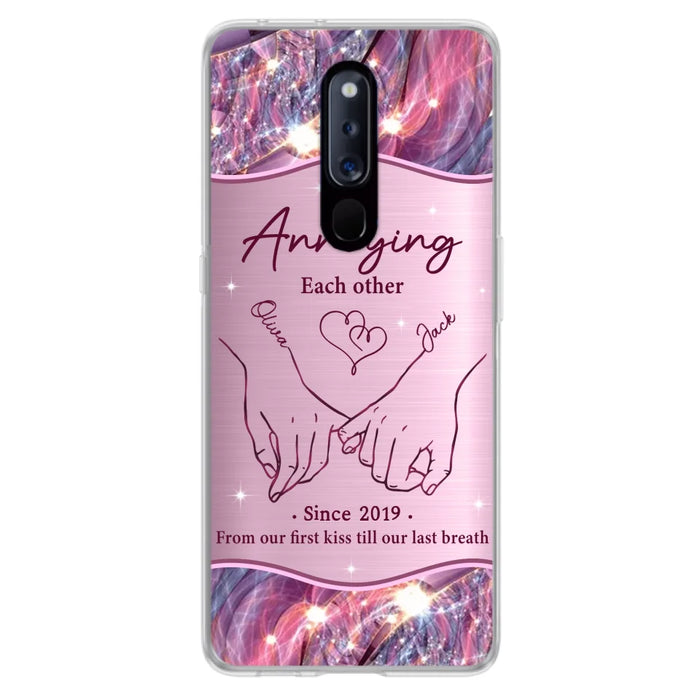 Custom Personalized Couple Phone Case For Xiaomi/ Oppo/ Huawei - Gift Idea For Couple - Annoying Each Other