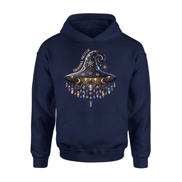 Personalized Grandma Witch T-shirt/Long Sleeve/Sweatshirt/Hoodie - Gift Idea For Grandma - Up to 13 Kids