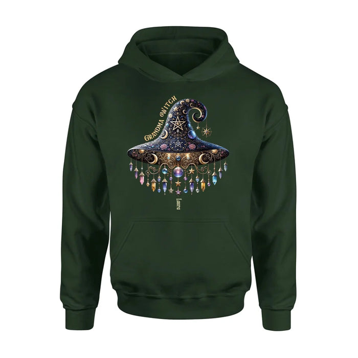 Personalized Grandma Witch T-shirt/Long Sleeve/Sweatshirt/Hoodie - Gift Idea For Grandma - Up to 13 Kids