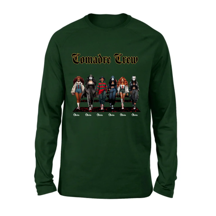 Personalized Conmandre Crew Halloween Shirt/Hoodie - Up to 6 Girls - Gift Idea For Friends/Sisters