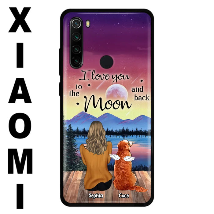 Personalized Pet Mom/Dad Phone Case - Gift Idea For Dog/Cat/Rabbit Lovers - Case For Xiaomi/ Oppo/ Huawei - I Love You To The Moon & Back