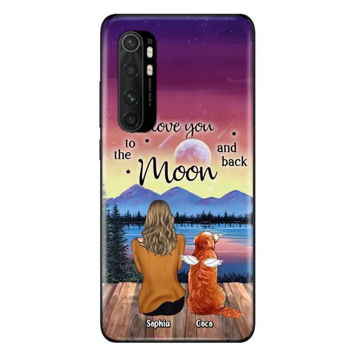 Personalized Pet Mom/Dad Phone Case - Gift Idea For Dog/Cat/Rabbit Lovers - Case For Xiaomi/ Oppo/ Huawei - I Love You To The Moon & Back