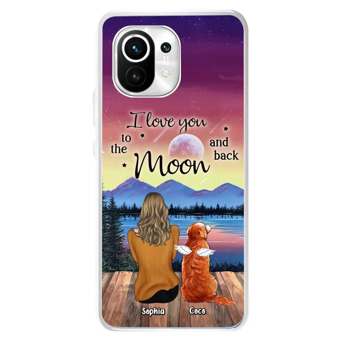 Personalized Pet Mom/Dad Phone Case - Gift Idea For Dog/Cat/Rabbit Lovers - Case For Xiaomi/ Oppo/ Huawei - I Love You To The Moon & Back