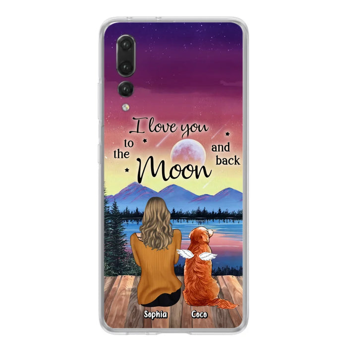 Personalized Pet Mom/Dad Phone Case - Gift Idea For Dog/Cat/Rabbit Lovers - Case For Xiaomi/ Oppo/ Huawei - I Love You To The Moon & Back