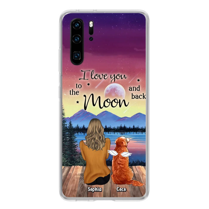 Personalized Pet Mom/Dad Phone Case - Gift Idea For Dog/Cat/Rabbit Lovers - Case For Xiaomi/ Oppo/ Huawei - I Love You To The Moon & Back