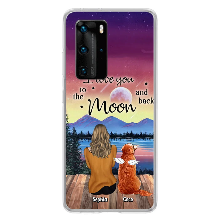Personalized Pet Mom/Dad Phone Case - Gift Idea For Dog/Cat/Rabbit Lovers - Case For Xiaomi/ Oppo/ Huawei - I Love You To The Moon & Back