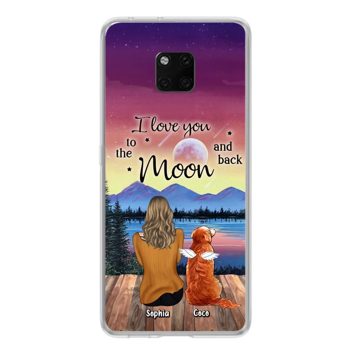 Personalized Pet Mom/Dad Phone Case - Gift Idea For Dog/Cat/Rabbit Lovers - Case For Xiaomi/ Oppo/ Huawei - I Love You To The Moon & Back