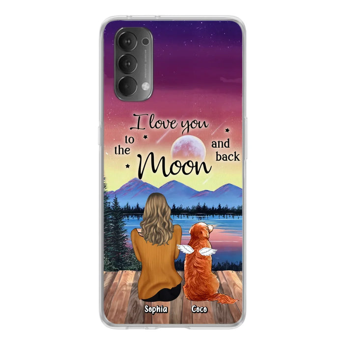 Personalized Pet Mom/Dad Phone Case - Gift Idea For Dog/Cat/Rabbit Lovers - Case For Xiaomi/ Oppo/ Huawei - I Love You To The Moon & Back