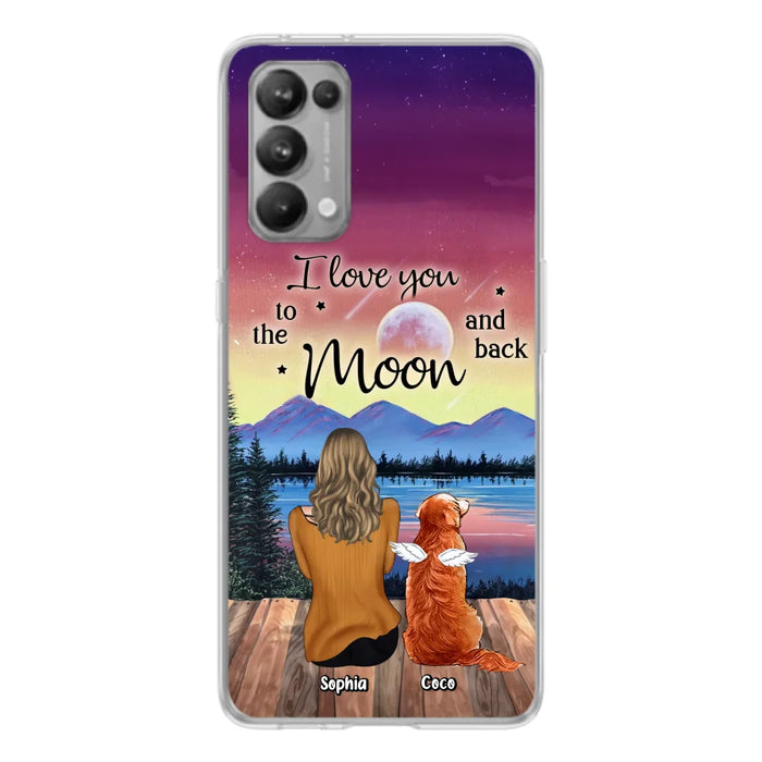 Personalized Pet Mom/Dad Phone Case - Gift Idea For Dog/Cat/Rabbit Lovers - Case For Xiaomi/ Oppo/ Huawei - I Love You To The Moon & Back