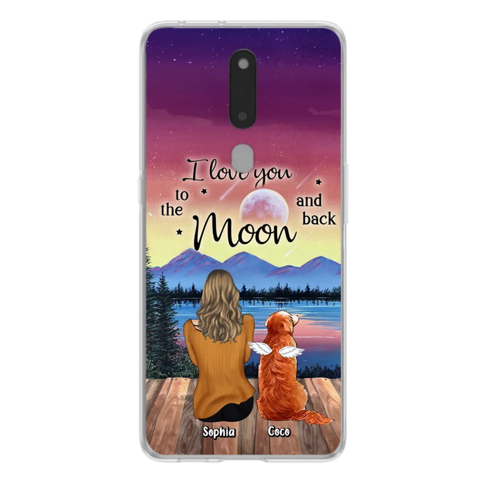 Personalized Pet Mom/Dad Phone Case - Gift Idea For Dog/Cat/Rabbit Lovers - Case For Xiaomi/ Oppo/ Huawei - I Love You To The Moon & Back