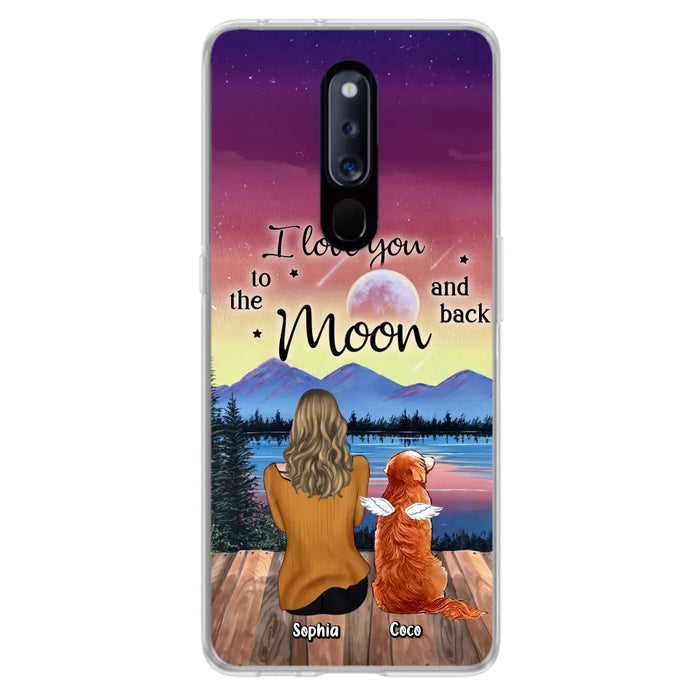 Personalized Pet Mom/Dad Phone Case - Gift Idea For Dog/Cat/Rabbit Lovers - Case For Xiaomi/ Oppo/ Huawei - I Love You To The Moon & Back