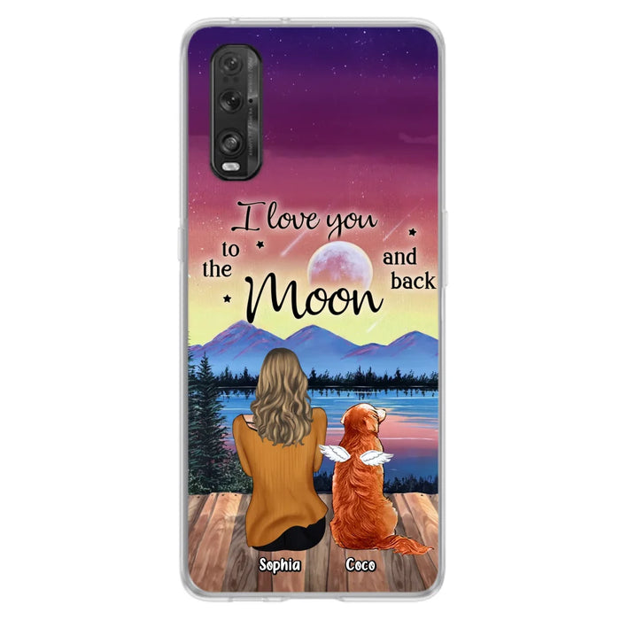 Personalized Pet Mom/Dad Phone Case - Gift Idea For Dog/Cat/Rabbit Lovers - Case For Xiaomi/ Oppo/ Huawei - I Love You To The Moon & Back