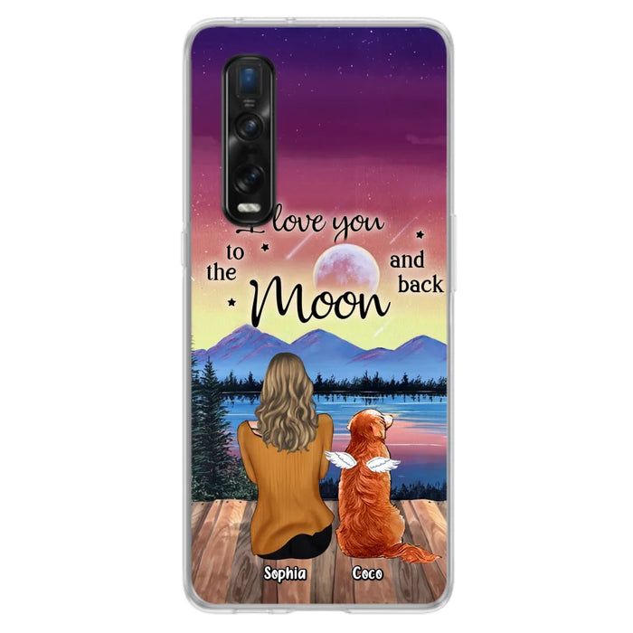 Personalized Pet Mom/Dad Phone Case - Gift Idea For Dog/Cat/Rabbit Lovers - Case For Xiaomi/ Oppo/ Huawei - I Love You To The Moon & Back