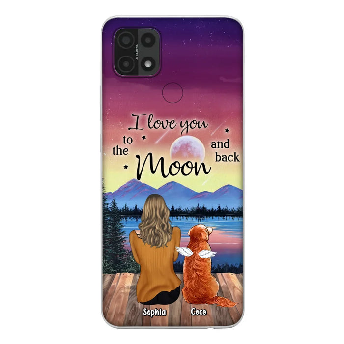 Personalized Pet Mom/Dad Phone Case - Gift Idea For Dog/Cat/Rabbit Lovers - Case For Xiaomi/ Oppo/ Huawei - I Love You To The Moon & Back