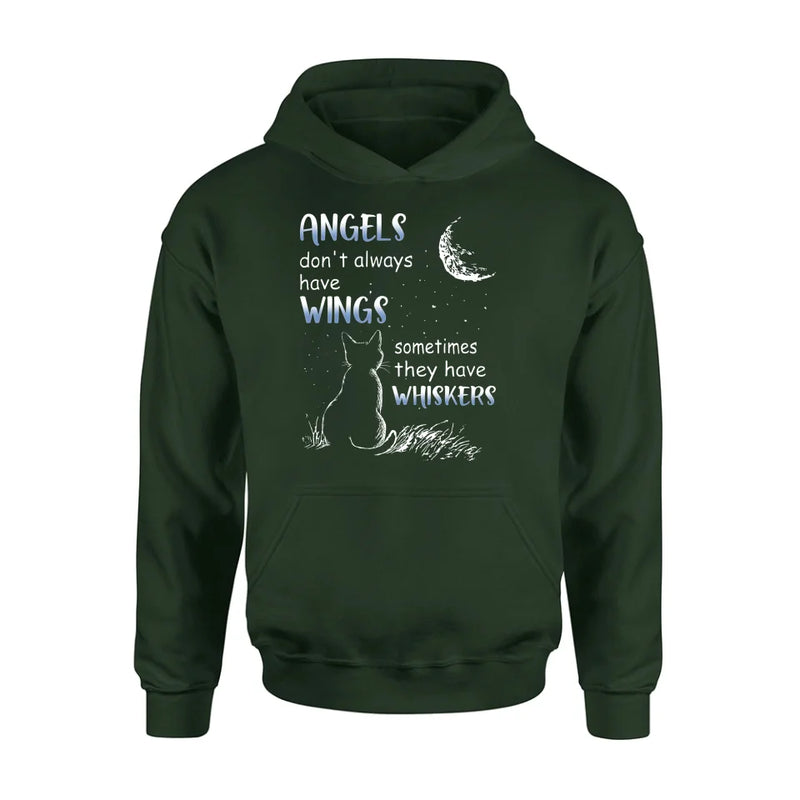 Personalized Dog/Cat T-shirt/Long Sleeve/Sweatshirt/Hoodie - Memorial Gift Idea For Pet Lover - Angels Don't Always Have Wings
