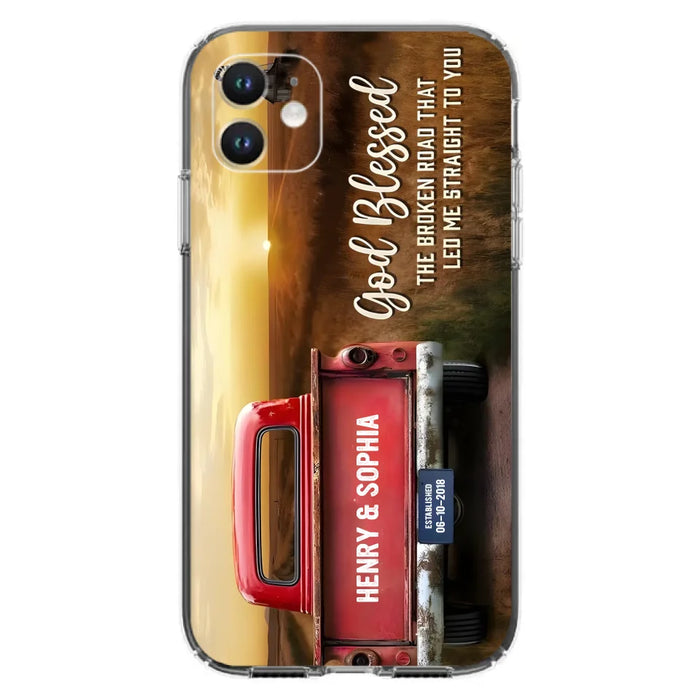 Custom Personalized Phone Case - Gift Idea For Couple - Case For iPhone/Samsung