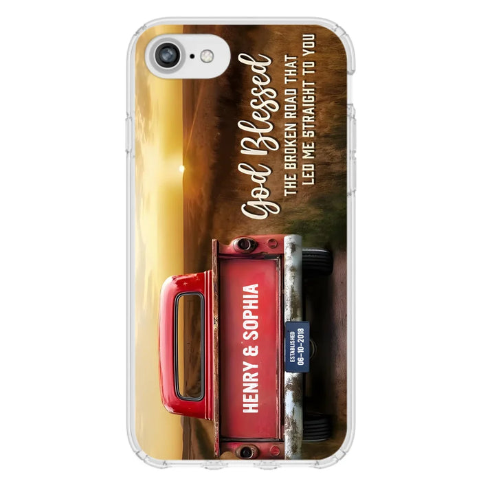 Custom Personalized Phone Case - Gift Idea For Couple - Case For iPhone/Samsung