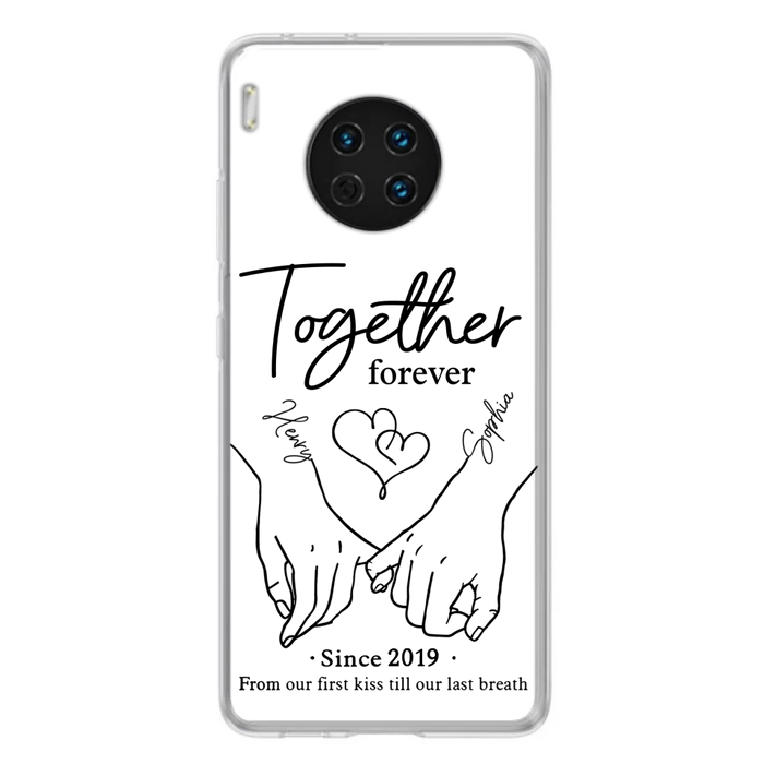 Custom Personalized Couple Phone Case For Xiaomi/ Oppo/ Huawei - Gift Idea For Couple - Together Forever