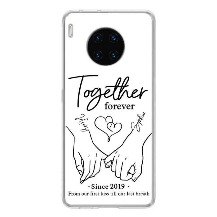 Custom Personalized Couple Phone Case For Xiaomi/ Oppo/ Huawei - Gift Idea For Couple - Together Forever