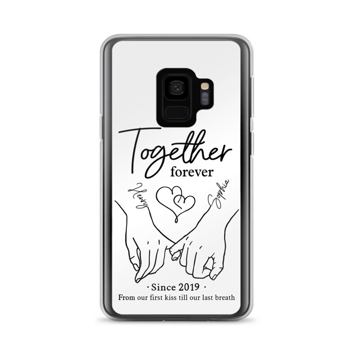 Custom Personalized Couple Phone Case For iPhone/ Samsung - Gift Idea For Couple - Together Forever