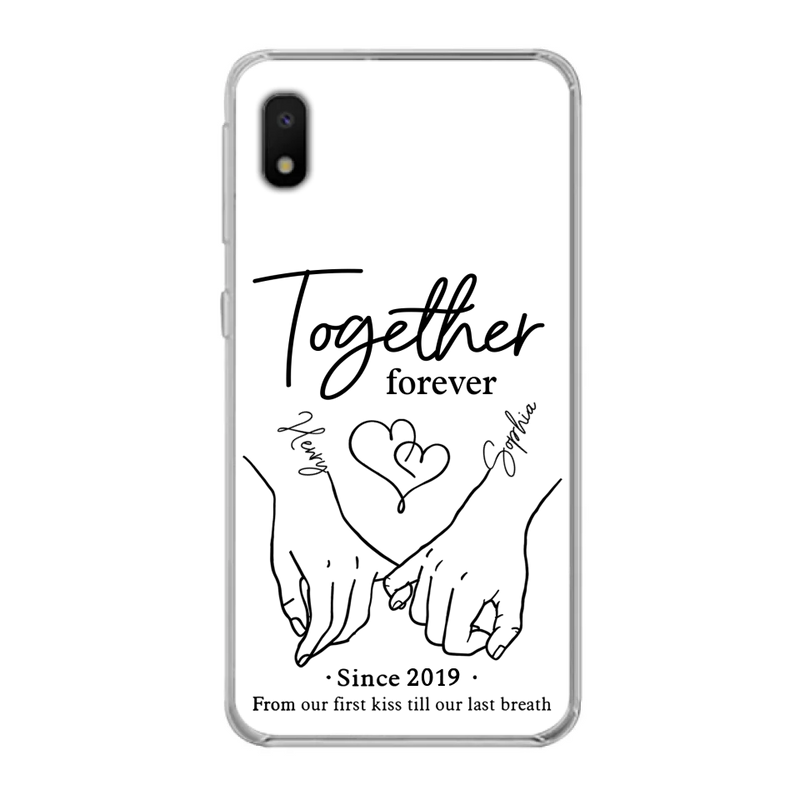 Custom Personalized Couple Phone Case For iPhone/ Samsung - Gift Idea For Couple - Together Forever