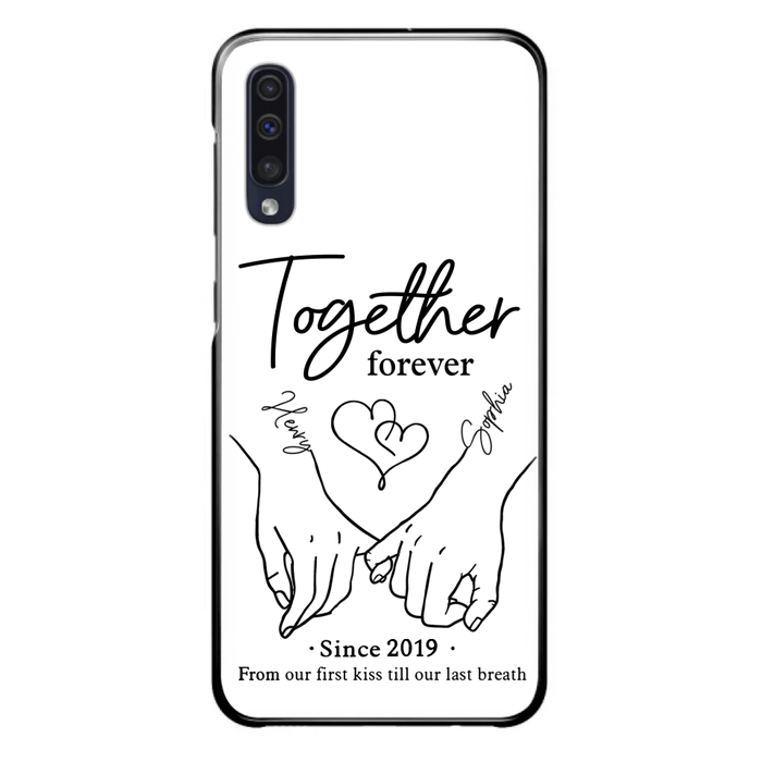 Custom Personalized Couple Phone Case For iPhone/ Samsung - Gift Idea For Couple - Together Forever