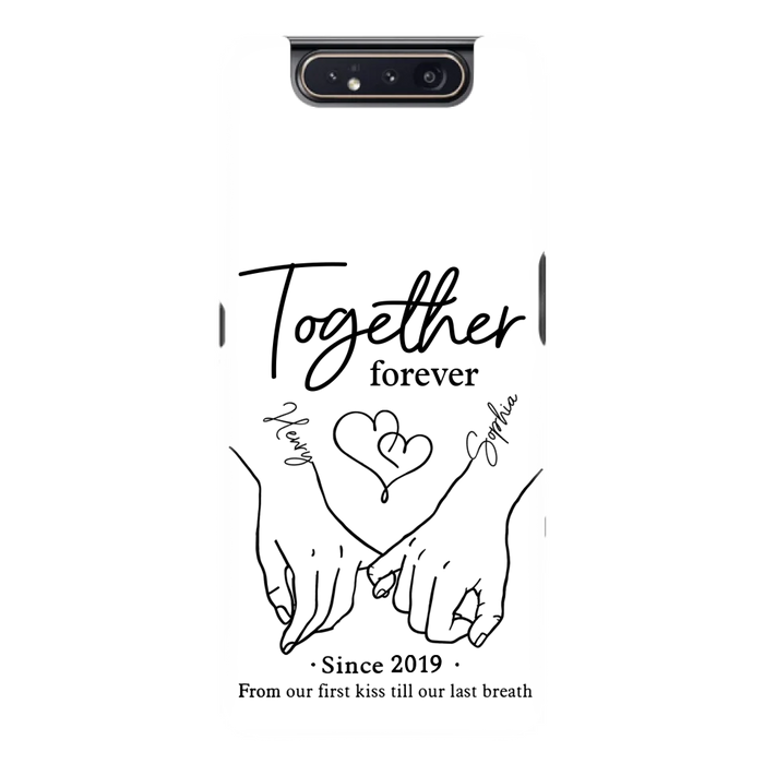 Custom Personalized Couple Phone Case For iPhone/ Samsung - Gift Idea For Couple - Together Forever