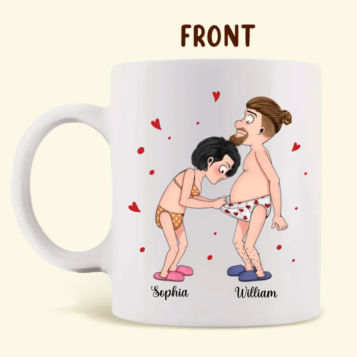 Custom Personalized Couple Coffee Mug - I Love Your Personalities - Gift Idea For Couple/ Valentine