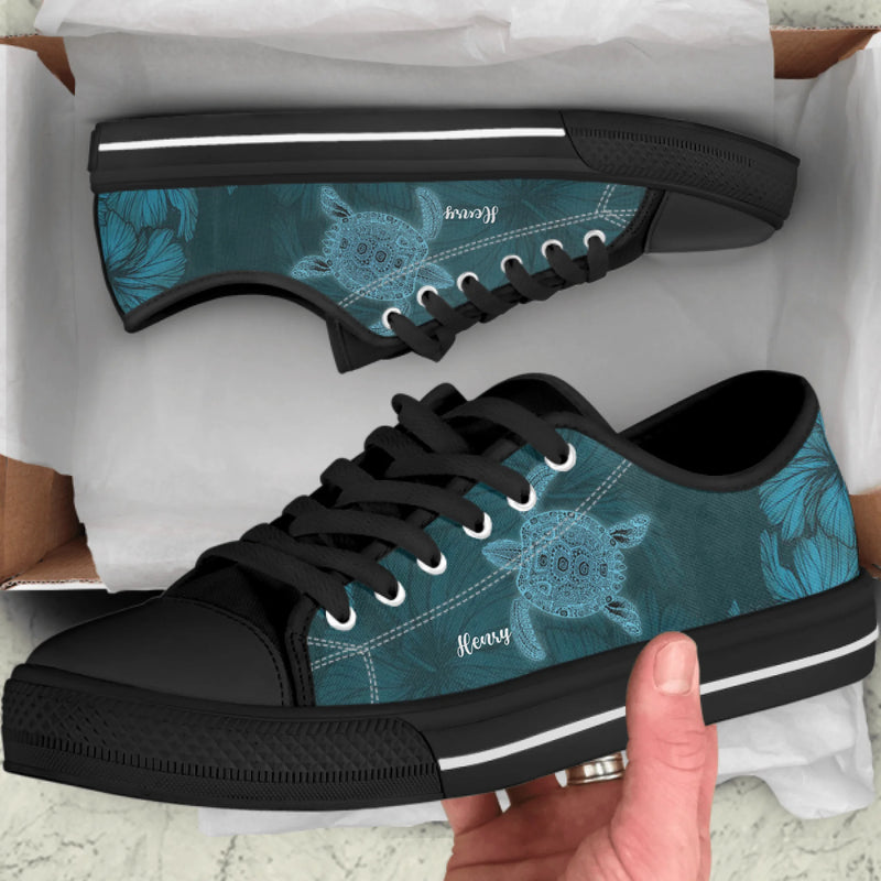 Personalized Turtle Sneakers - Gift Idea For Turtle Lovers - 8BNXYP