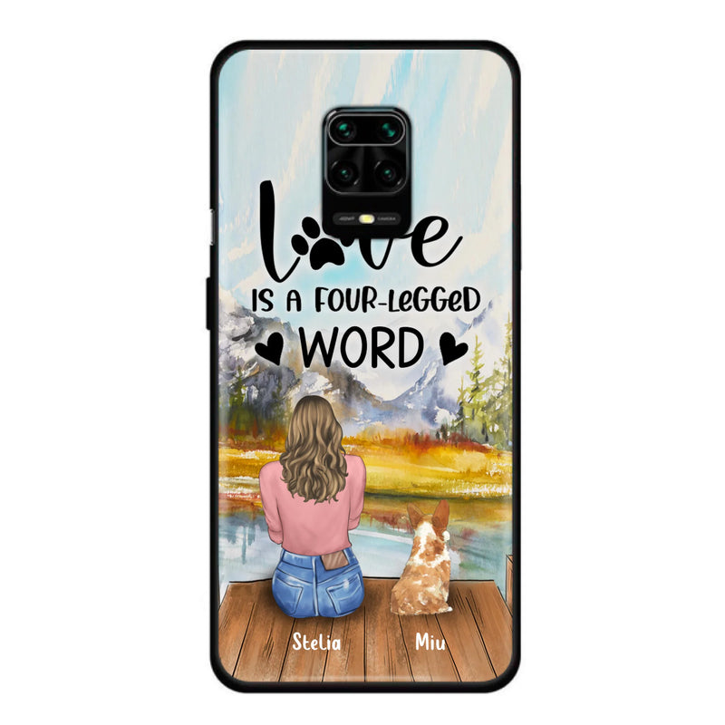 Custom Personalized Pet Mom/Pet Dad Phone Case - Gift for Dog Lovers/Cat Lovers - Up to 4 Pets - Life is better with fur babies
