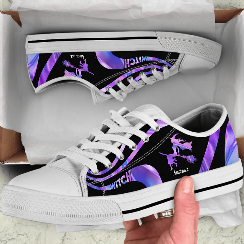 Personalized Witch Low Top Sneakers - Gift Idea For Witch Lovers - A7OWJ0