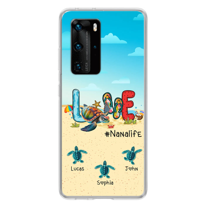 Personalized Grandma Phone Case - Gift Idea For Grandma/Mom - Up to 9 Kids - Case For Xiaomi/Oppo/Huawei - Nanalife