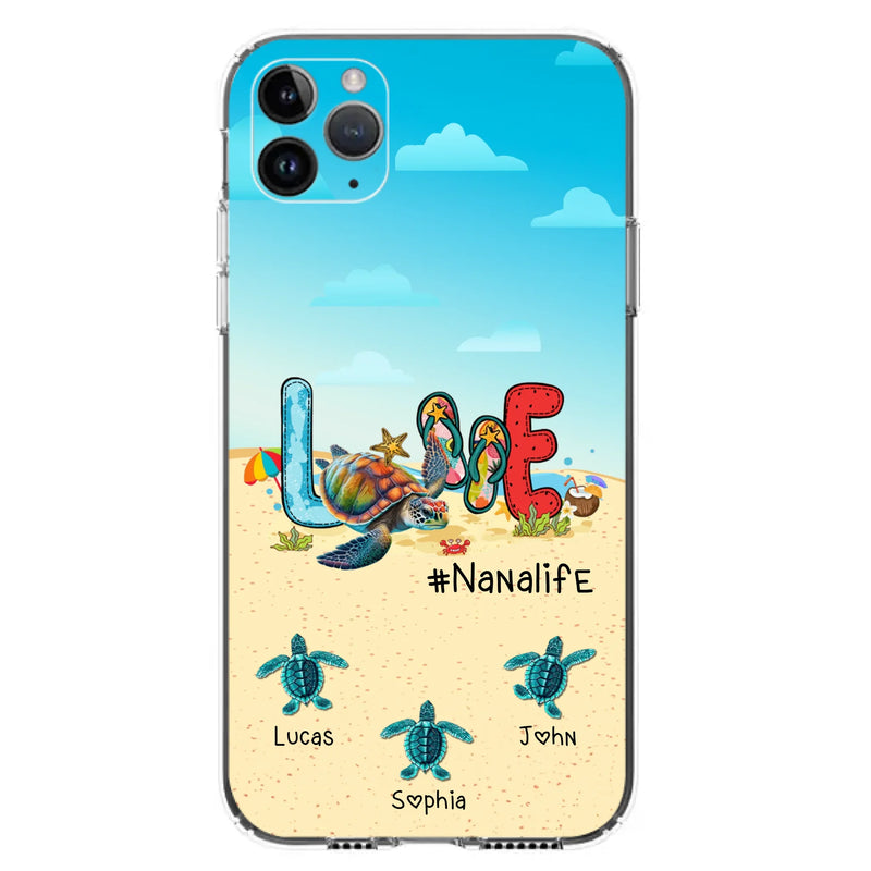 Custom Personalized Grandma Phone Case - Gift Idea For Grandma/ Mom - Case For iPhone/ Samsung - Nanalife