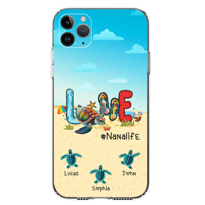 Custom Personalized Grandma Phone Case - Gift Idea For Grandma/ Mom - Case For iPhone/ Samsung - Nanalife