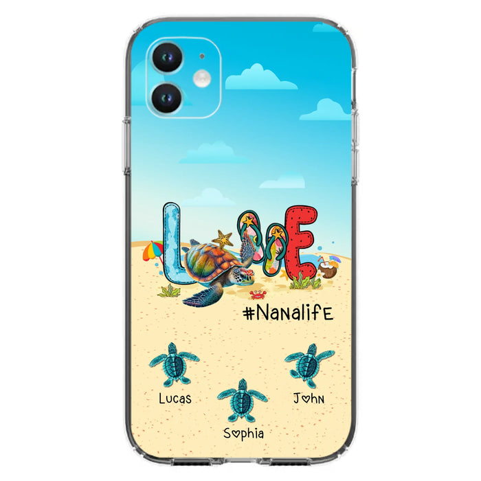 Custom Personalized Grandma Phone Case - Gift Idea For Grandma/ Mom - Case For iPhone/ Samsung - Nanalife