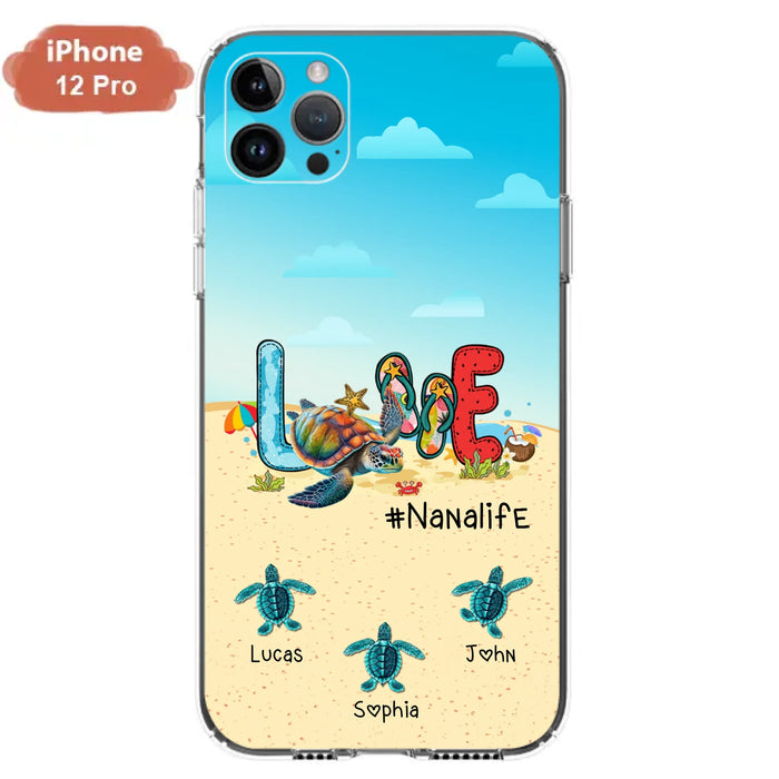 Custom Personalized Grandma Phone Case - Gift Idea For Grandma/ Mom - Case For iPhone/ Samsung - Nanalife