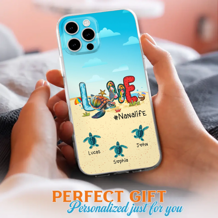 Custom Personalized Grandma Phone Case - Gift Idea For Grandma/ Mom - Case For iPhone/ Samsung - Nanalife