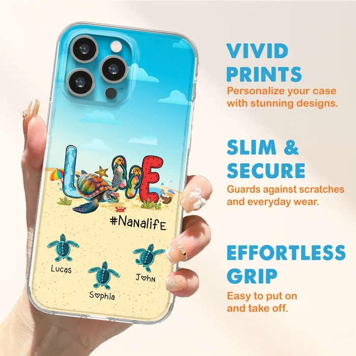 Custom Personalized Grandma Phone Case - Gift Idea For Grandma/ Mom - Case For iPhone/ Samsung - Nanalife