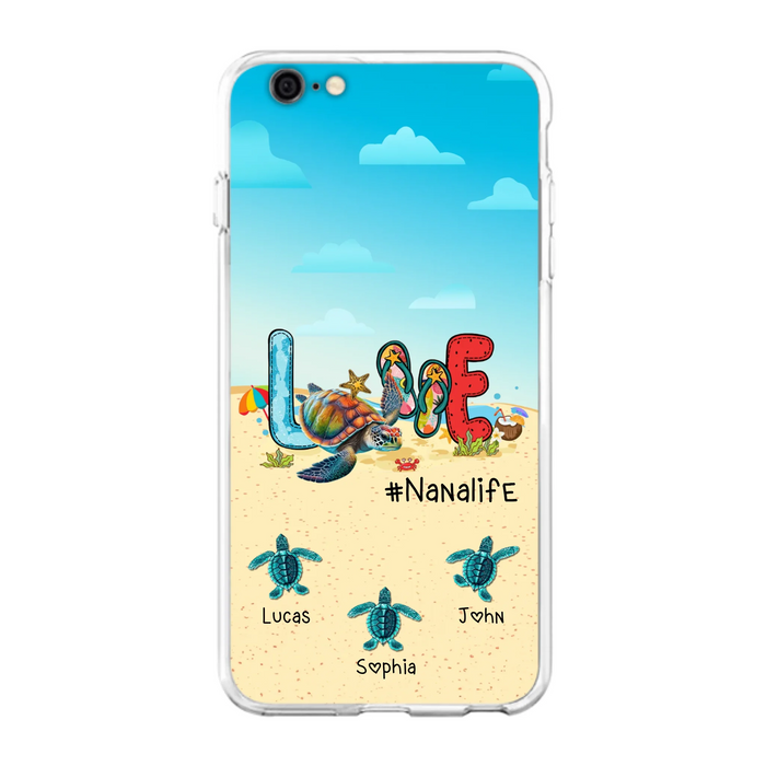 Custom Personalized Grandma Phone Case - Gift Idea For Grandma/ Mom - Case For iPhone/ Samsung - Nanalife