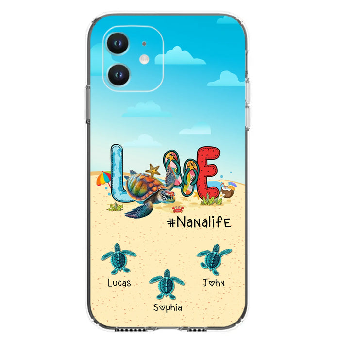 Custom Personalized Grandma Phone Case - Gift Idea For Grandma/ Mom - Case For iPhone/ Samsung - Nanalife