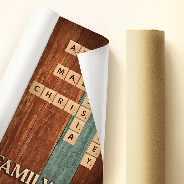 Personalized Family Poster - Gift Idea For Family Members - Together We Make A Family