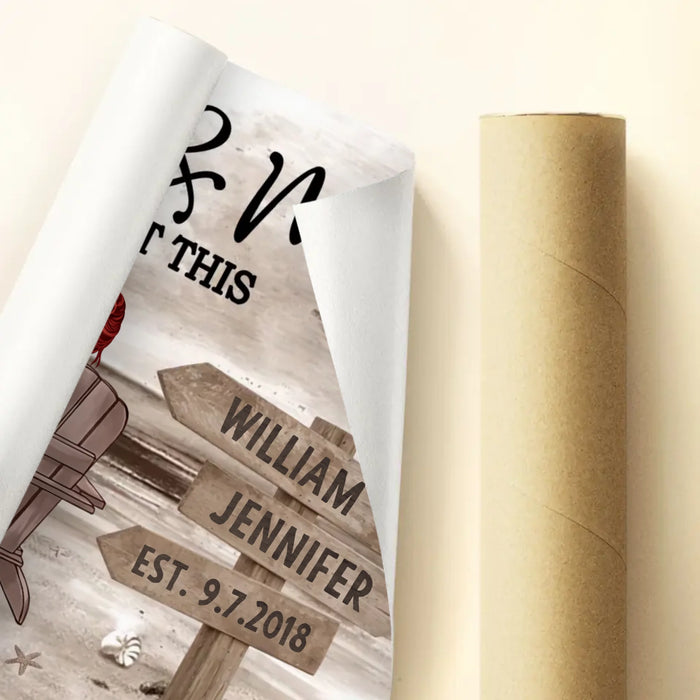 Personalized Couple Poster - Anniversary/Valentine's Day Gift Idea For Couple - You & Me We Got This