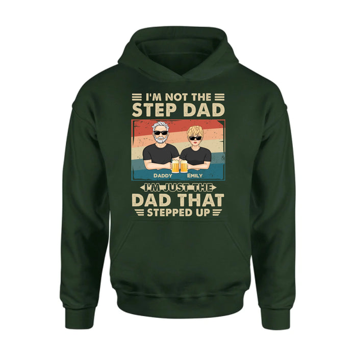 Personalized Step Dad Shirt/Sweater/Hoodie - Dad With Up To 4 Children - Father's Day Gift Idea For Step Dad