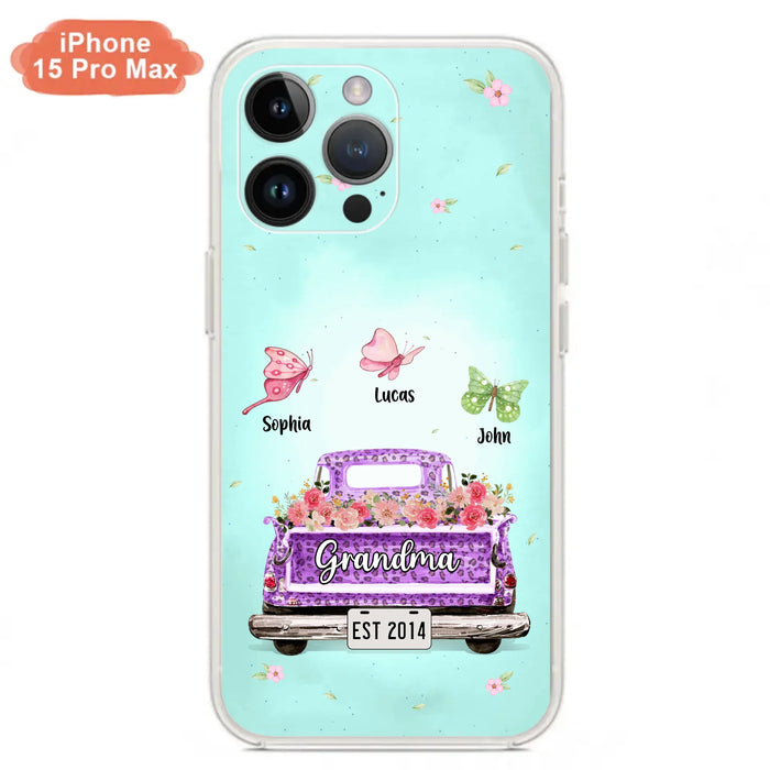 Custom Personalized Grandma Phone Case - Gift Idea For Grandma/ Mom - Case For iPhone/ Samsung