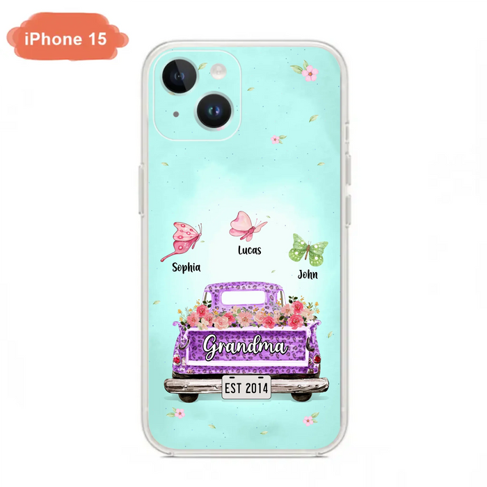 Custom Personalized Grandma Phone Case - Gift Idea For Grandma/ Mom - Case For iPhone/ Samsung