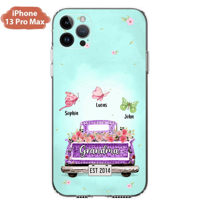 Custom Personalized Grandma Phone Case - Gift Idea For Grandma/ Mom - Case For iPhone/ Samsung
