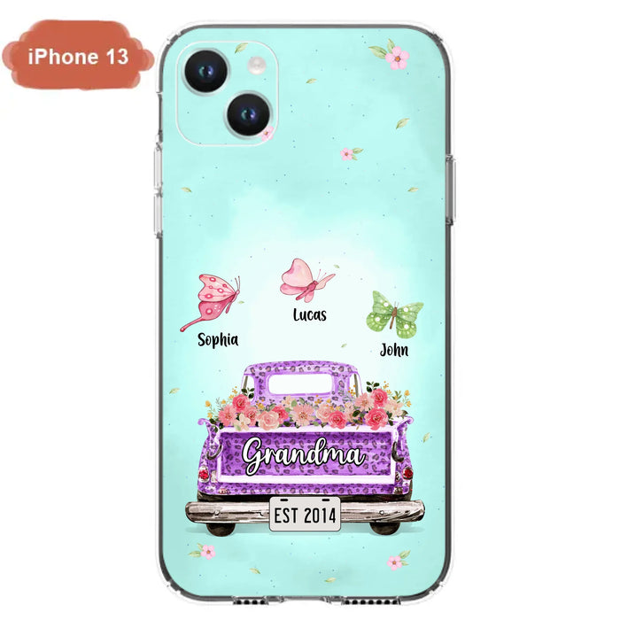 Custom Personalized Grandma Phone Case - Gift Idea For Grandma/ Mom - Case For iPhone/ Samsung