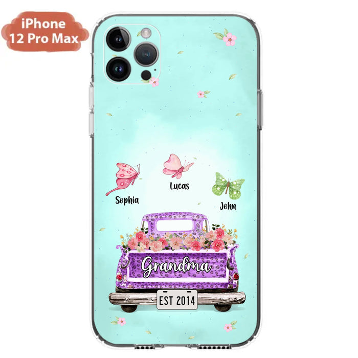 Custom Personalized Grandma Phone Case - Gift Idea For Grandma/ Mom - Case For iPhone/ Samsung