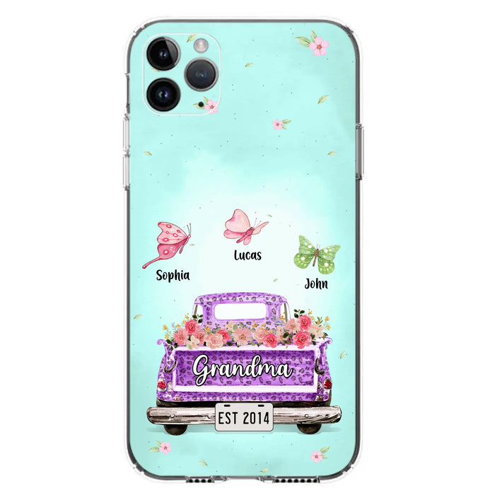 Custom Personalized Grandma Phone Case - Gift Idea For Grandma/ Mom - Case For iPhone/ Samsung